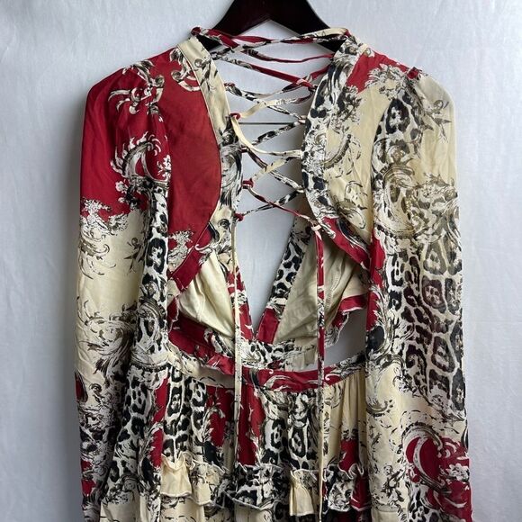 Red Leopard Maxi Dress - Picture 10 of 14